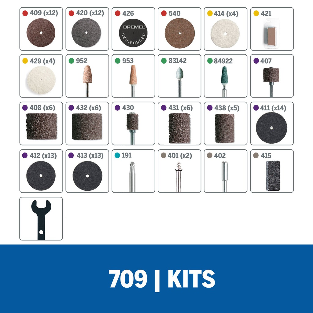 Kit Dremel De 110 Acc Nuevo