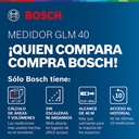 Medidor de Distancia Laser Bosch GLM 40 