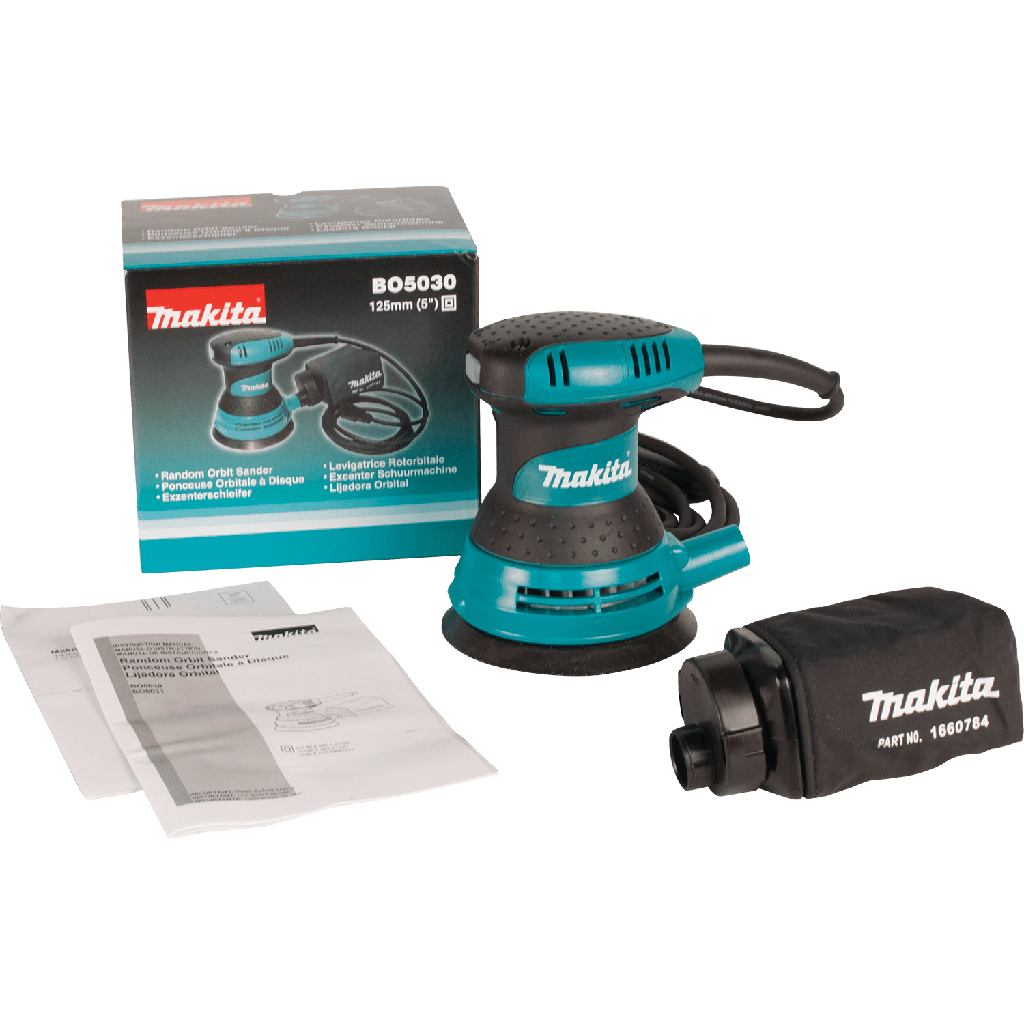 Lijadora Roto Orbital Makita 125mm 300W