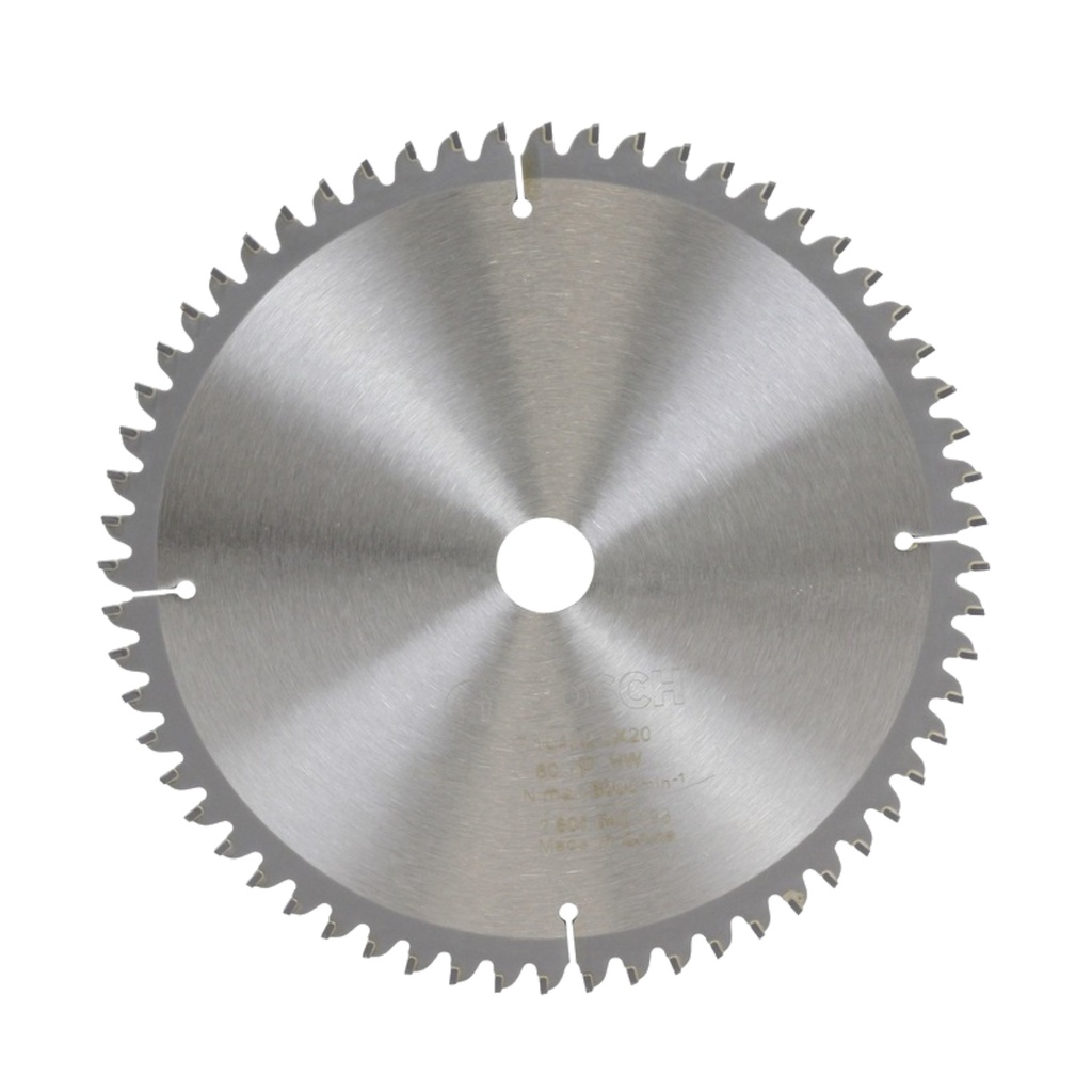 Hoja de Sierra Circular Bosch 7.1/4" 60 Dientes Aluminio y Multimaterial