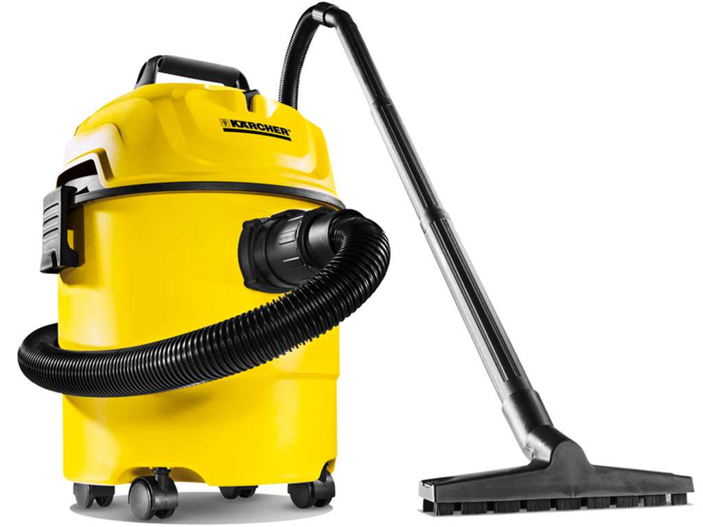 Aspiradora Karcher WD1 1000W de Solidos y Liquidos 15Lts Funcion Soplado