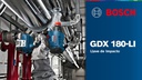 Llave Impacto Bosch GDX 180-Li 18V 1.5AH 180NM con 2 Baterias y Cargador