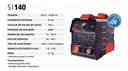 Combo Soldadora Inverter Pegaso SI 140 + Mascara Fotosensible + Disco + Cepillo @