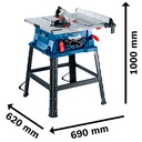 Sierra de Banco Bosch GTS 254 10" 1800W