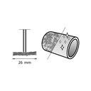 Cepillo De Cerda Dremel Recto 3/4  " Boq. 1/8" 