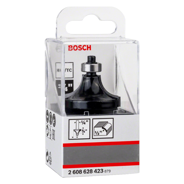 Fresa Bosch  Esq. Redond. y perfil. 1/2"