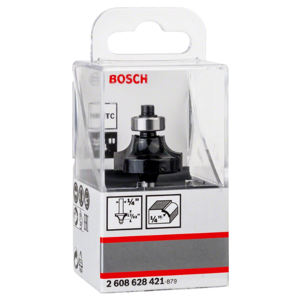 Fresa Bosch  Esq. Redond. y perfil. 1/4"