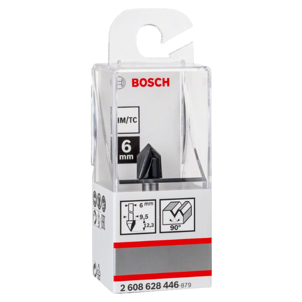 Fresa Bosch  Rotular y Ranurar en V 1/2"