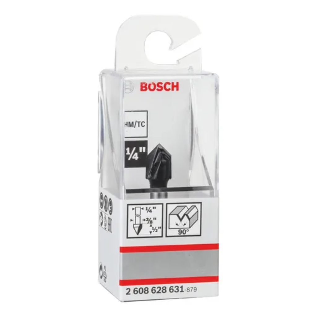 Fresa Bosch  Rotular y Ranurar en V 3/8"