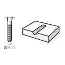 Fresa Dremel  Recta Carburo De Tungsteno 3/32" (9904)