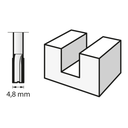 Fresa Recta Dremel 652  3/16" 