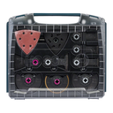 Juego de Hojas para Multicortadora Bosch de 34 Piezas Multimaterial con Maletin L-Boxx