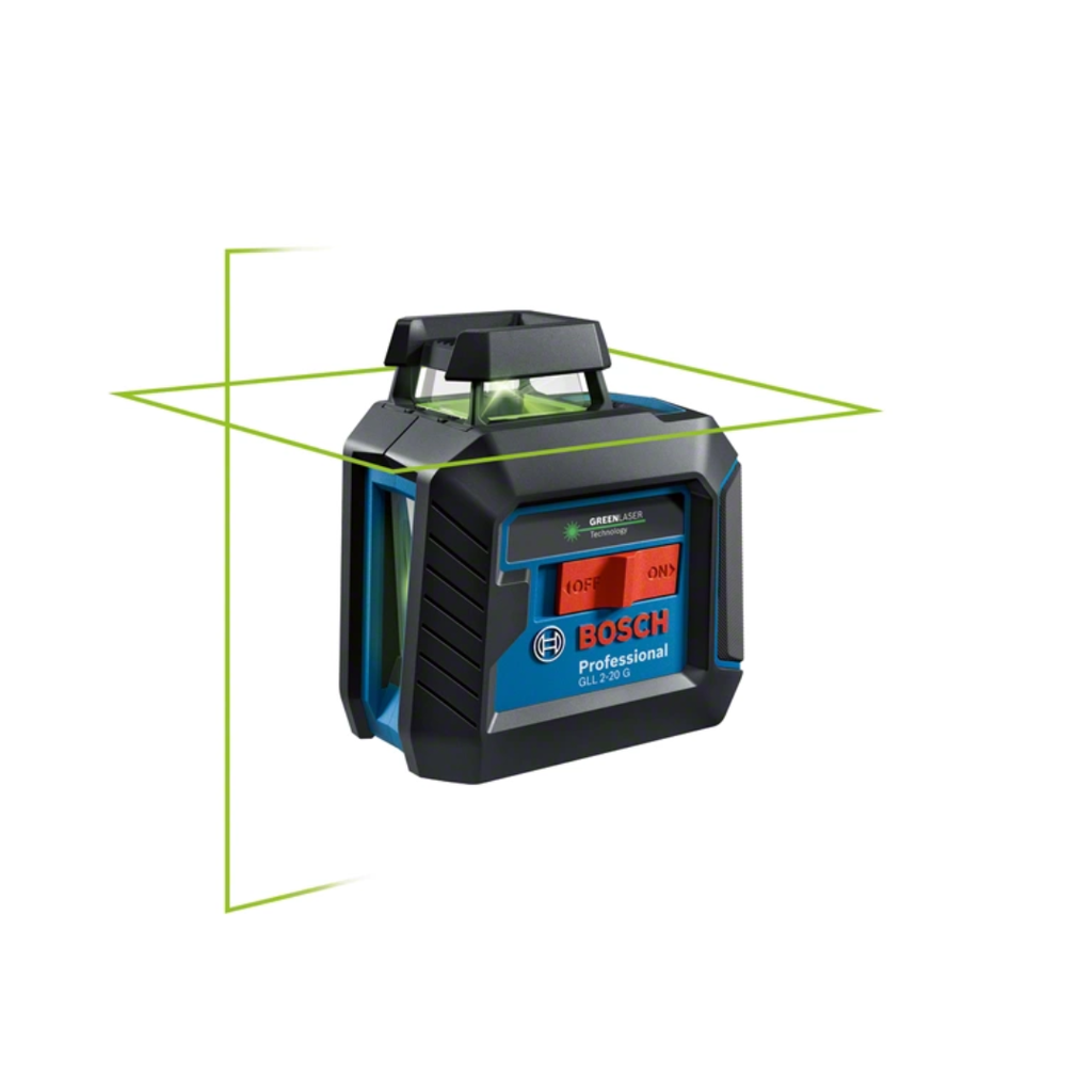Nivel Laser de Lineas Bosch GLL 2-20 G 360 Grados Incluye Tripode 20mts Verde