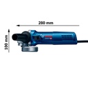 Amoladora Angular Bosch GWS 9-125 S 115mm 900W Velocidad Variable 2800-11000RPM