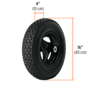 Carretilla Truper reforzada plástica 530kg 120lt