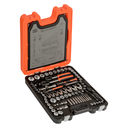 Juego de Bocallaves Bahco de 1/4", 3/8" y 1/2", con Llaves Combinadas y Puntas de Destornillador 138 piezas