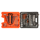 Juego de Bocallaves Bahco de 1/4", 3/8" y 1/2", con Llaves Combinadas y Puntas de Destornillador 138 piezas