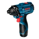 Llave Impacto Bosch GDR 120-LI 12V 1.5AH 100NM con 2 Baterias y Cargador