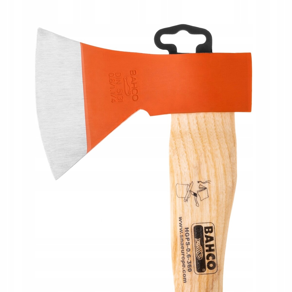 Hacha de Mano Bahco 600grs Mango Madera