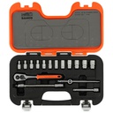 Juego Bahco  Bocallaves Y Accs 1/4" - 16pzas