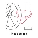 Candado Hermex con cadena forrada de 10 mm 