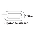 Candado Hermex con cadena forrada de 10 mm 