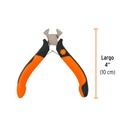 Mini pinza Truper tipo tenaza 4" mango Comfort Grip  