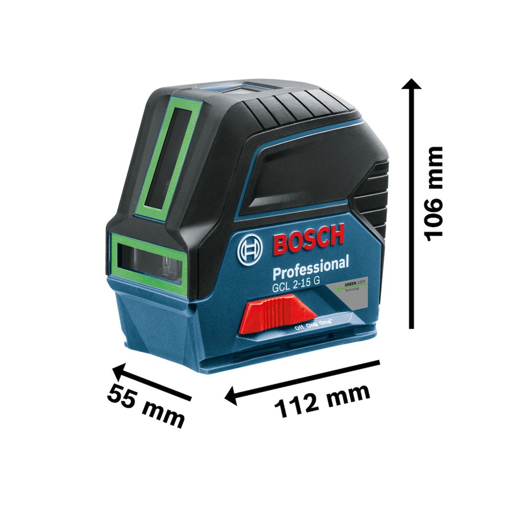 Nivel Laser Bosch GCL 2-15 Green Professional