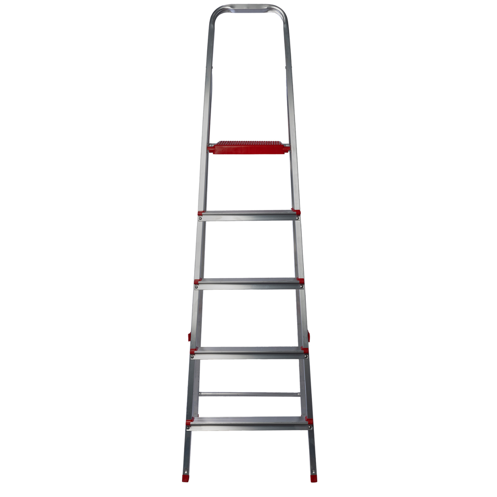 Escalera Plegable Aluminio Lusqtoff 5 Escalones