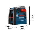 Nivel Laser Autonivelante Bosch GLL 2-12 12mts Luz Roja 