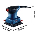 Lijadora Orbital De Palma Bosch GSS 140 220W