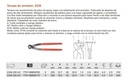 Tenaza Bahco  Armador 12" - 1/2 Corte