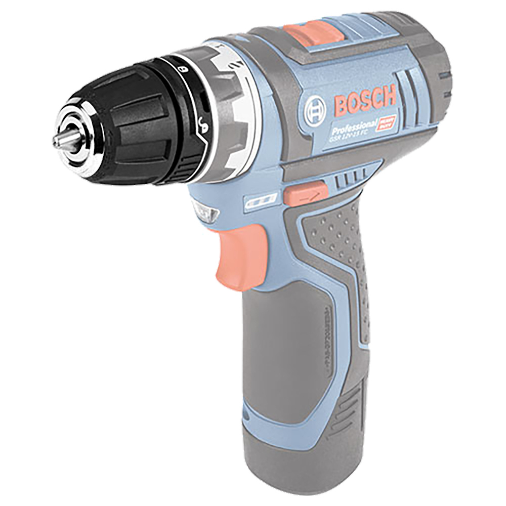 Taladro Atornillador Multifuncion Bosch GSR 12V-15 FC Flexiclick 12V 1.5AH con 2 Baterias y Cargador 