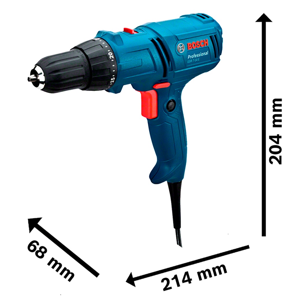 Taladro Atornillador Bosch GSR 7-14 E 400W V.V. 