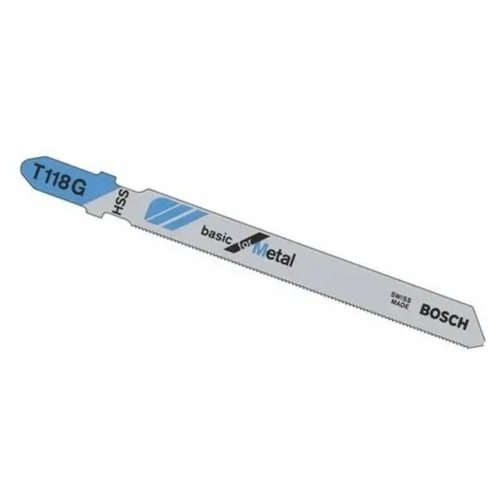 Hoja Sierra Caladora Bosch T118G x 5u para Metal