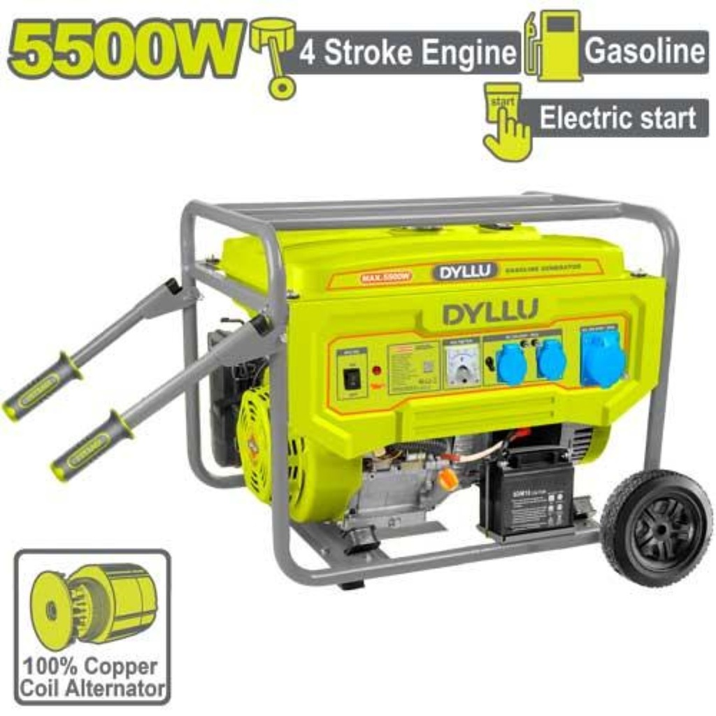 Grupo electrógeno 5500w Dyllu DTGEAA08-4
