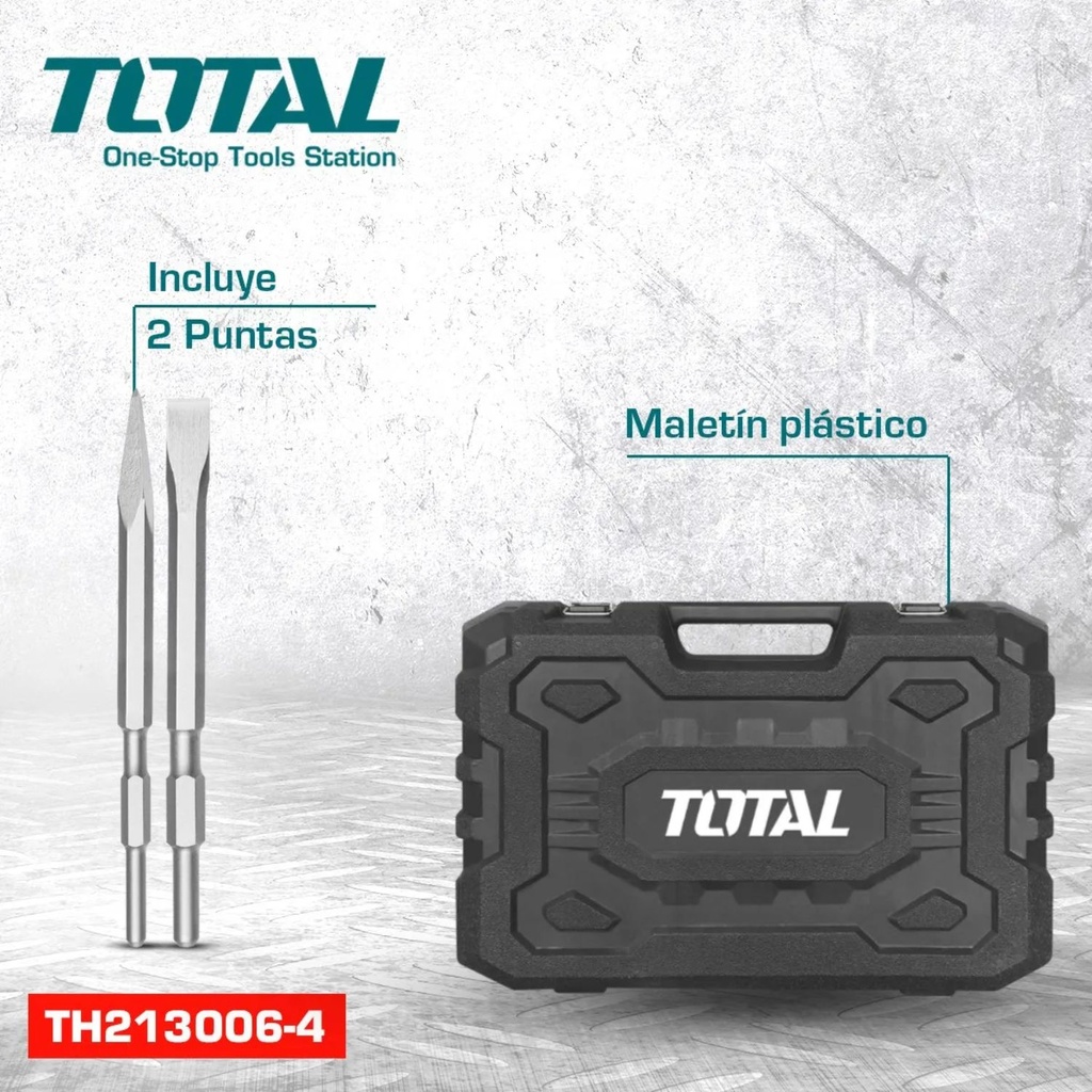 Martillo Demoledor 1300W 20J Total TH2130016-4
