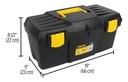Caja De Herramientas Plástica 48cm C/bandeja Pretul 20533