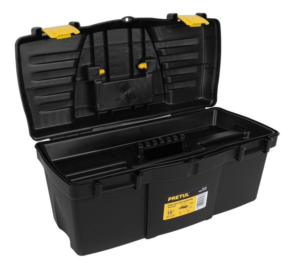 Caja De Herramientas Plástica 48cm C/bandeja Pretul 20533
