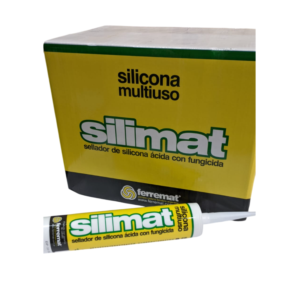 Sellador de Silicona Universal Silimat Transparente x 310grs