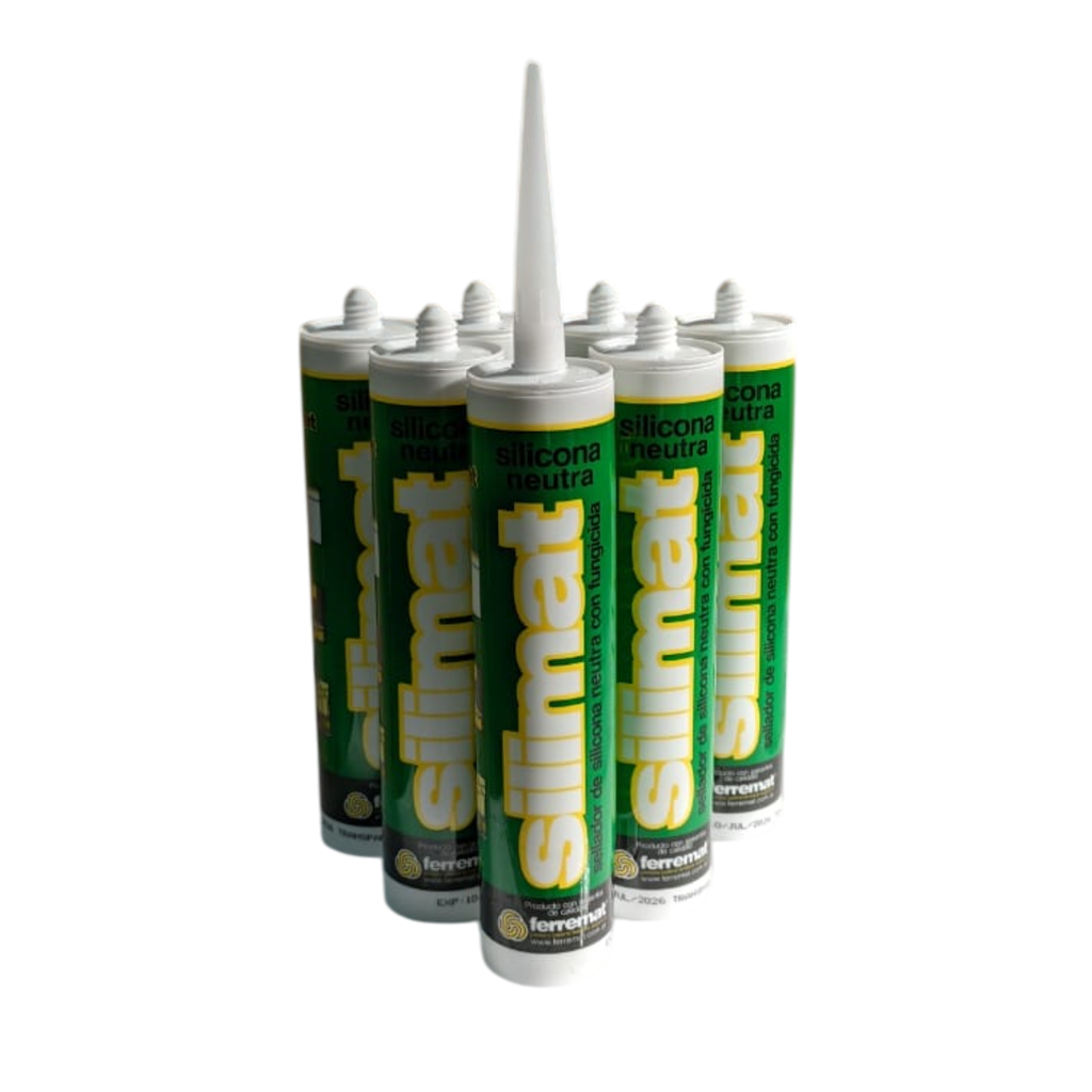 Sellador de Silicona Neutra Silimat Blanca x 310grs