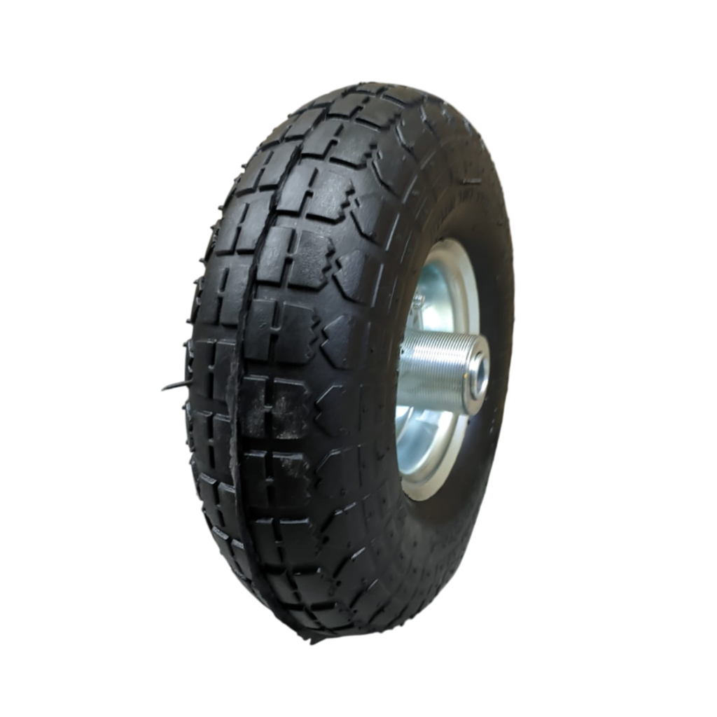Rueda Neumatica para Carro porta paquetes 10" x 3.5" 100kg FMT 