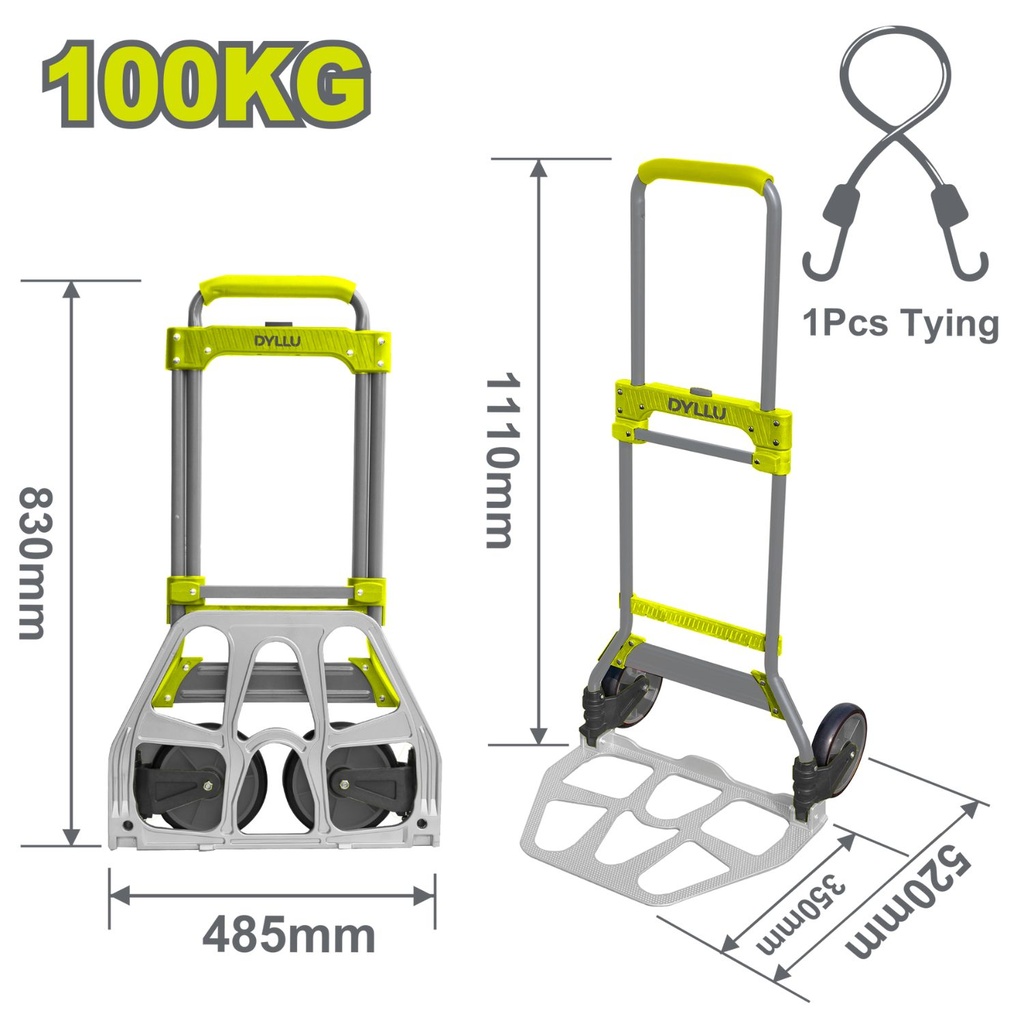 Carretilla Plegable 100Kgs DYLLU DTWB9A10