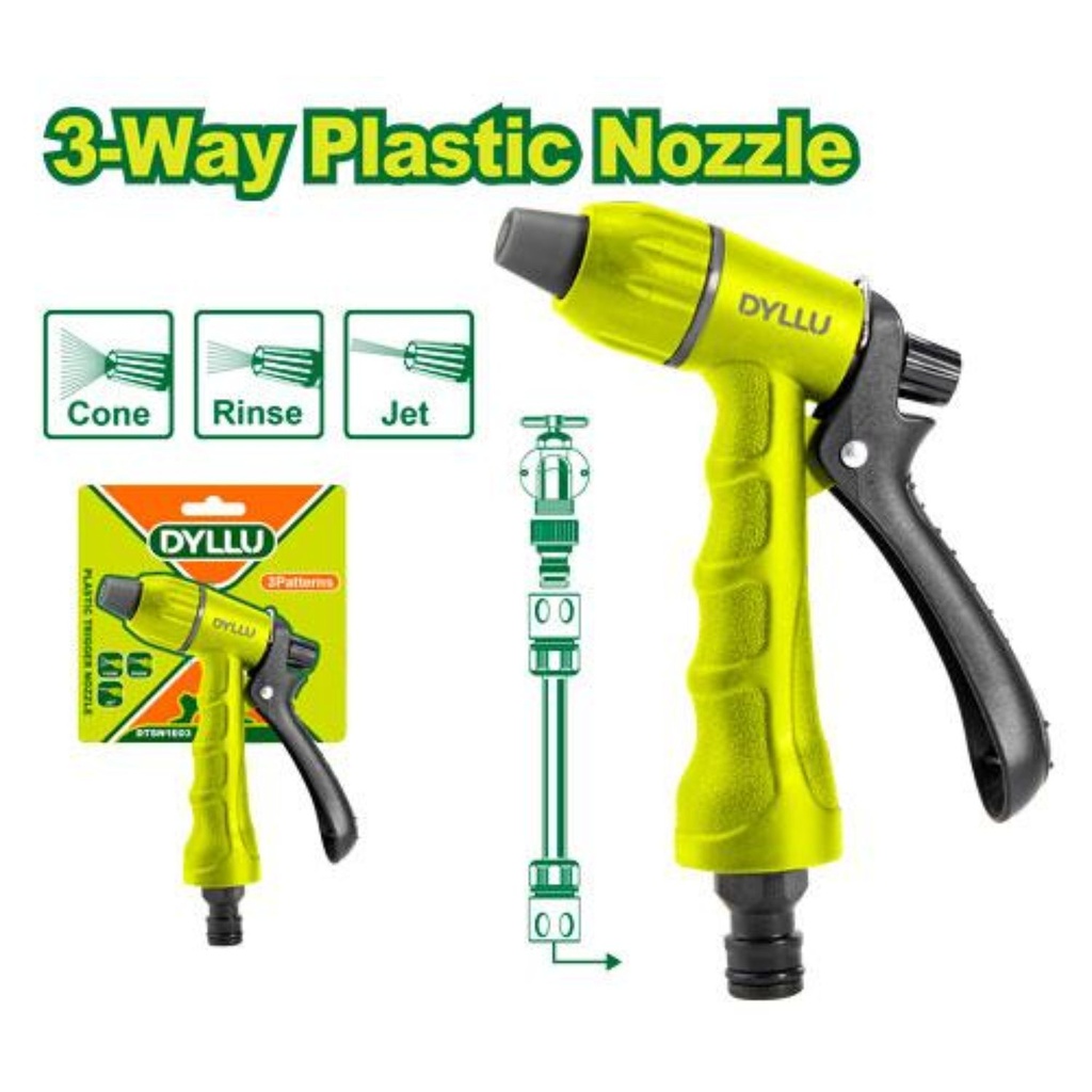 Pistola de riego de 3 posiciones DYLLU DTSN1E03