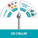 Fresa Dremel  Alta Velocidad Cónica 1/4"