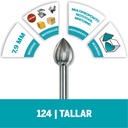 Fresa Dremel  Alta Velocidad Conica 5/16"