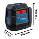 Nivel Laser Bosch GLL 12-22 Luz Roja