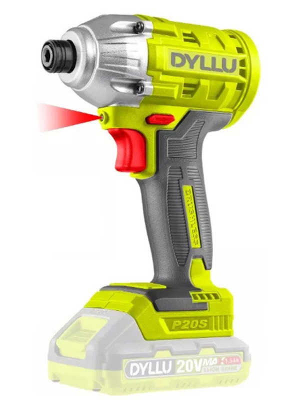 Atornillador de Impacto 1/4 20V 170 Nm (CARGADOR Y 2 BATERIAS) DYLLU DTCD2512-4