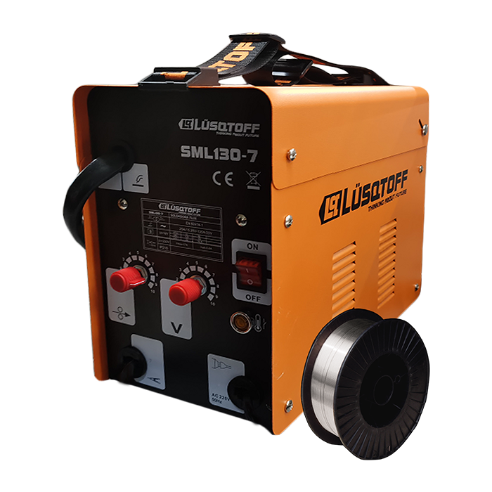 Soldadora Mig Flux 130 Lusqtoff con Rollo de Alambre