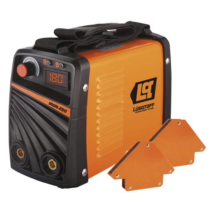Soldadora MegaIron 250 Lusqtoff y 2 Escuadras 